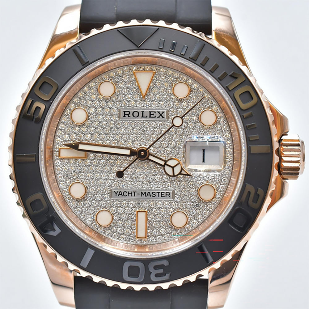 Rolex Yacht-Master 40mm Pave Diamond Dial 126655 (2021)