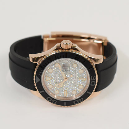 Rolex Yacht-Master 40mm Pave Diamond Dial 126655 (2021)