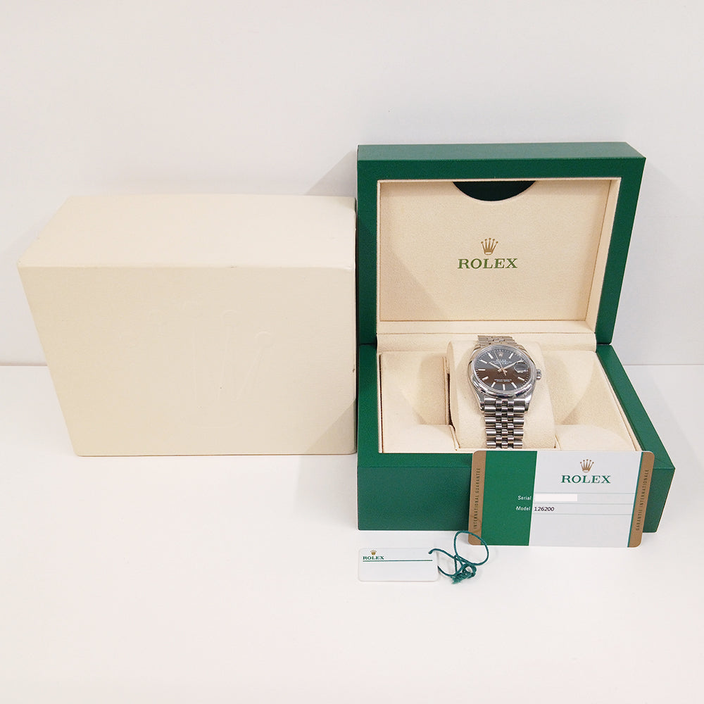Rolex Datejust 36mm Black Dial 126200 (2019)