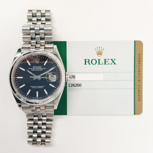 Rolex Datejust 36mm Black Dial 126200 (2019)