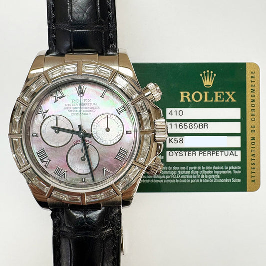 Rolex Daytona Black Mop Roman Dial 116589BR (2010)