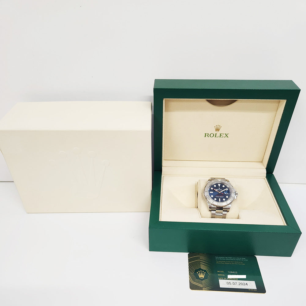 Rolex Yacht-Master 40mm Oyster Steel & Rose Gold Blue Dial 126622