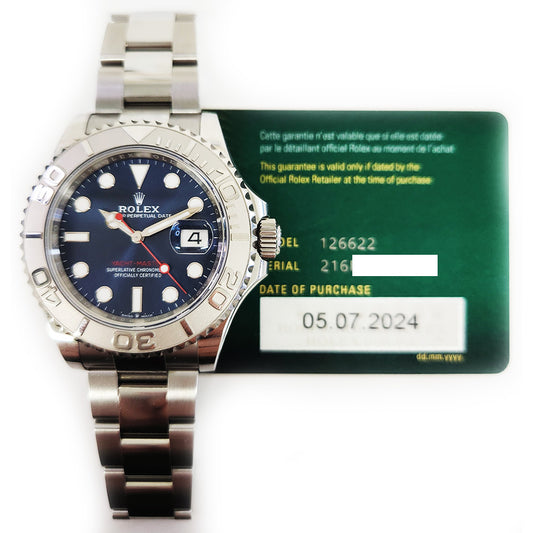 Rolex Yacht-Master 40mm Oyster Steel & Rose Gold Blue Dial 126622