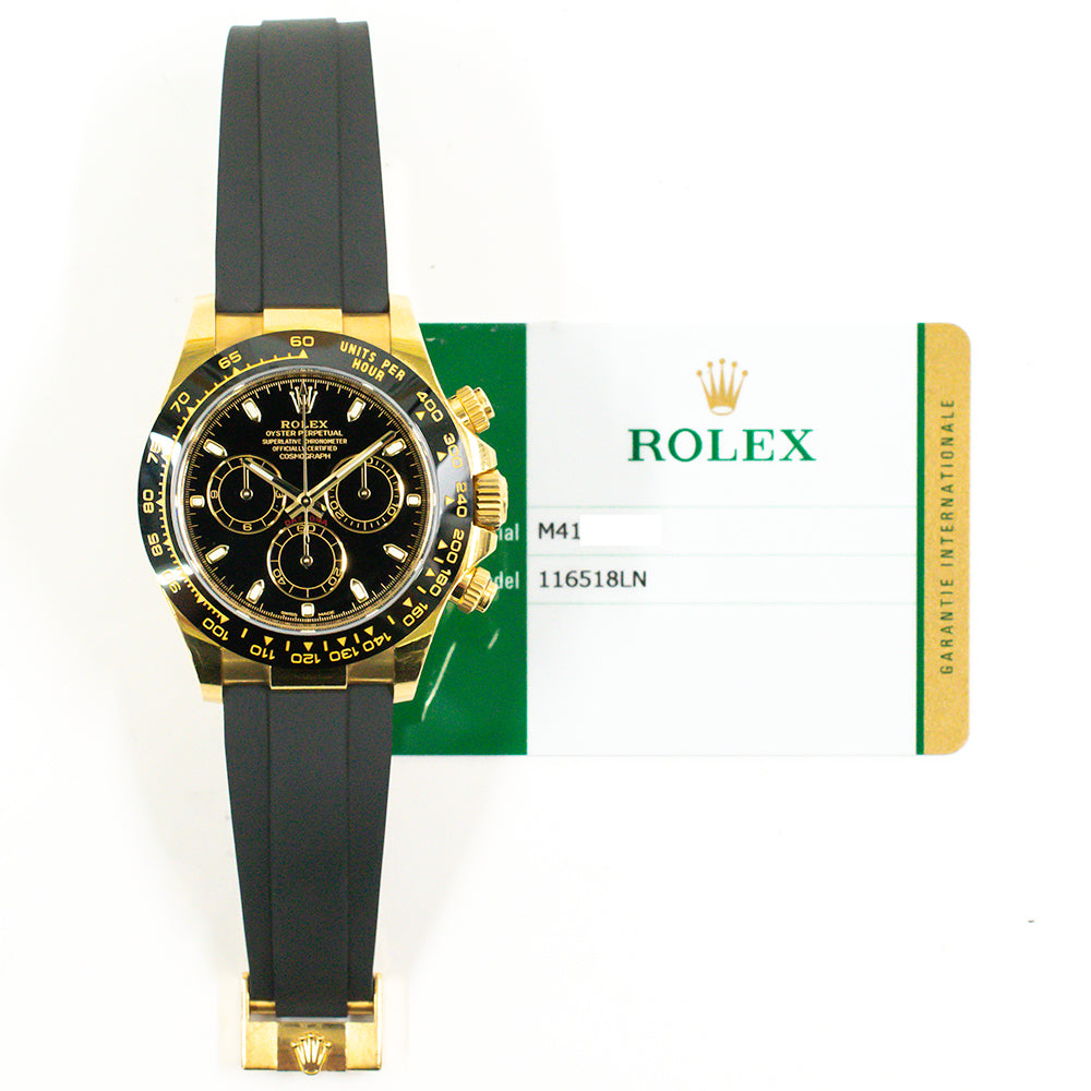 Rolex Daytona Black Dial 116518LN (2020)