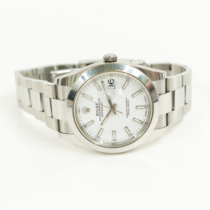 Rolex Datejust 41mm White Dial 126300 (2018)