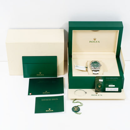 Rolex Oyster Perpetual 36mm Green Dial 126000 (2024)