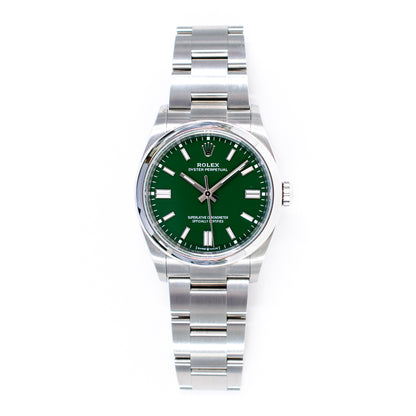 Rolex Oyster Perpetual 36mm Green Dial 126000 (2024)