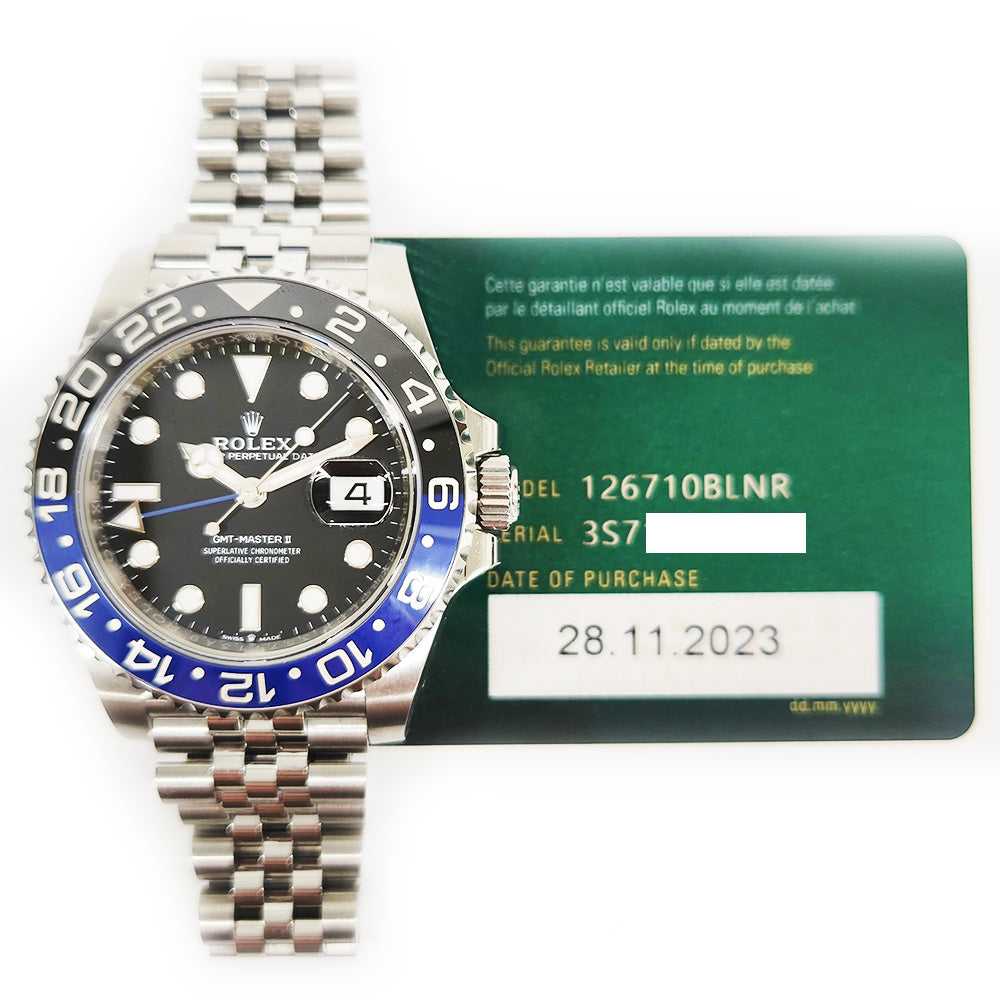 Rolex GMT-Master II Black Dial Jubilee 126710BLNR