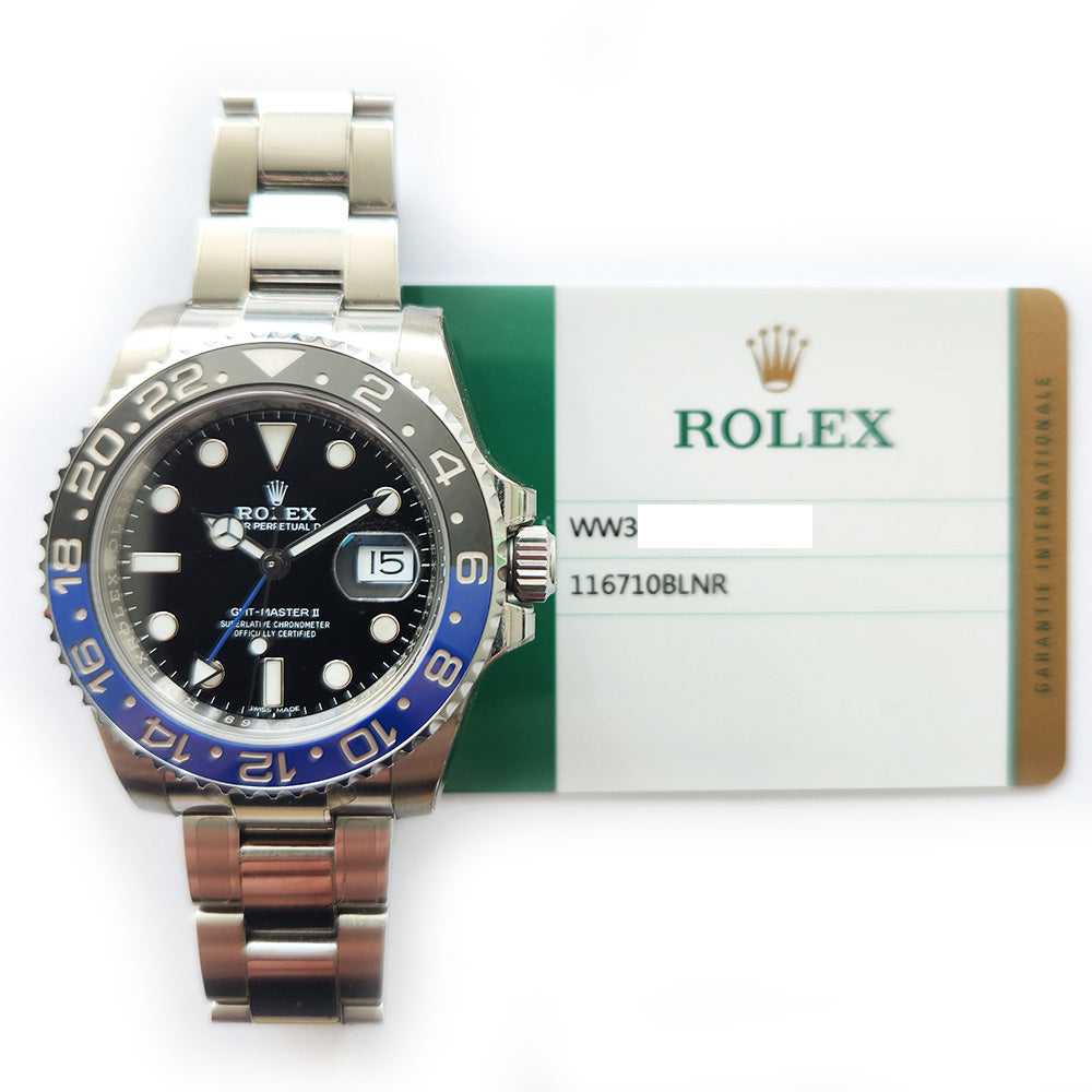 Rolex GMT-Master II Batman Dial 116710BLNR