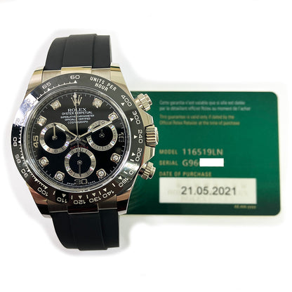 Rolex Daytona Black Diamond Dial 116519LN