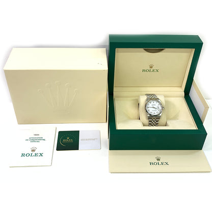 Rolex Datejust 36mm White Roman Dial 16234