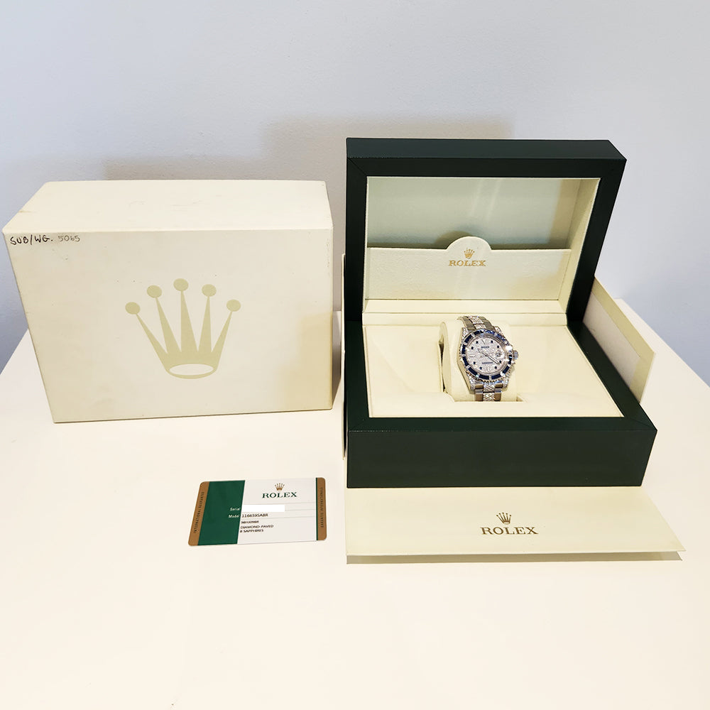 Rolex Submariner 40mm Pave Diamond Dial 116659SABR (2019)