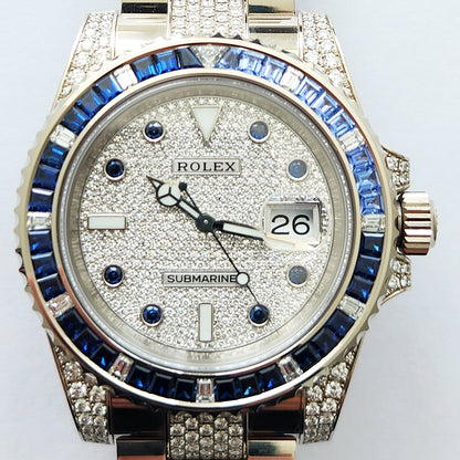 Rolex Submariner 40mm Pave Diamond Dial 116659SABR (2019)