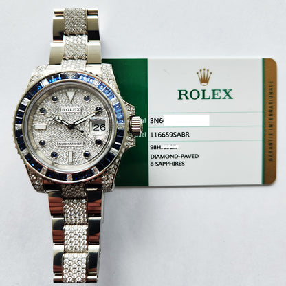 Rolex Submariner 40mm Pave Diamond Dial 116659SABR (2019)