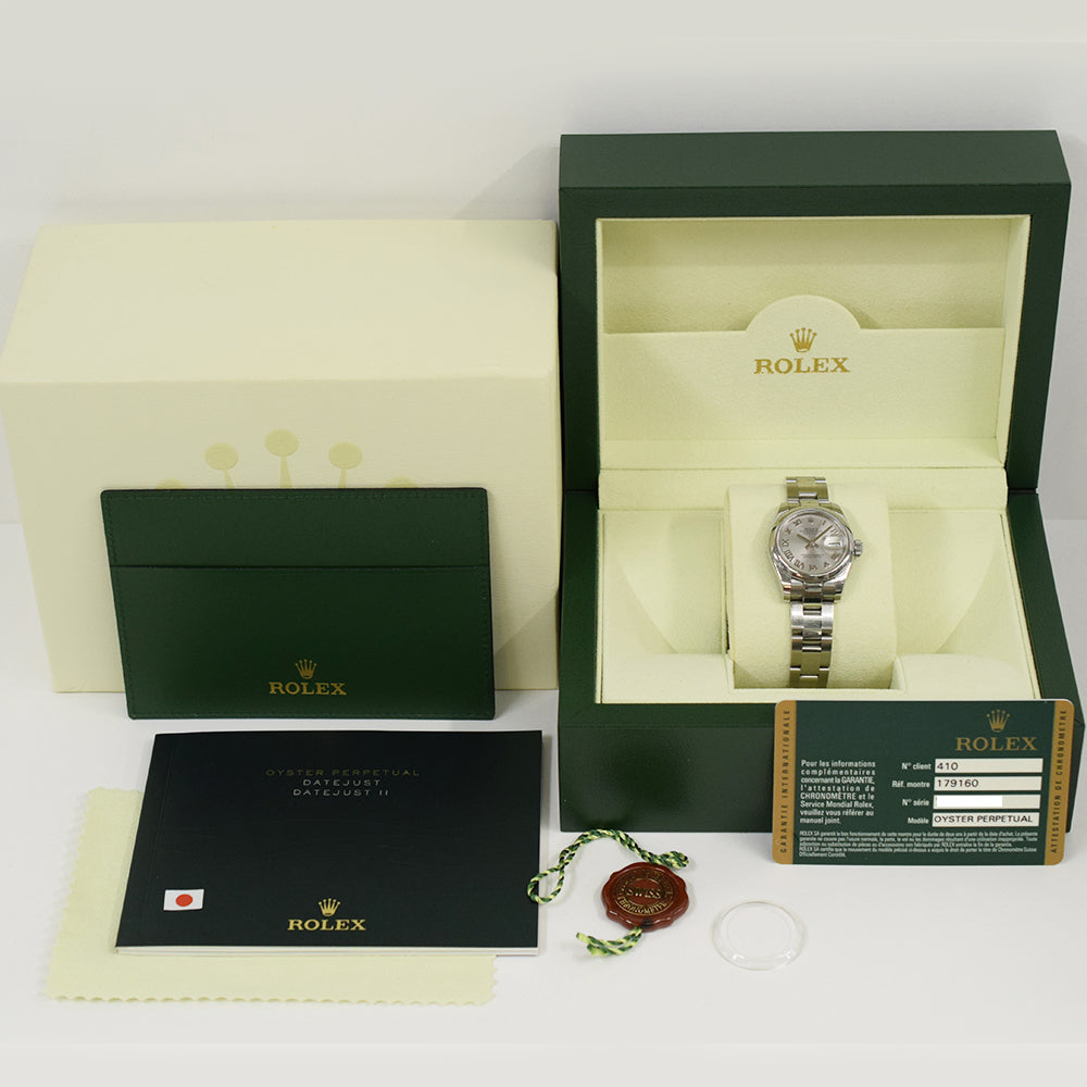 Rolex Datejust 26mm Silver Roman Dial 179160 (2014)
