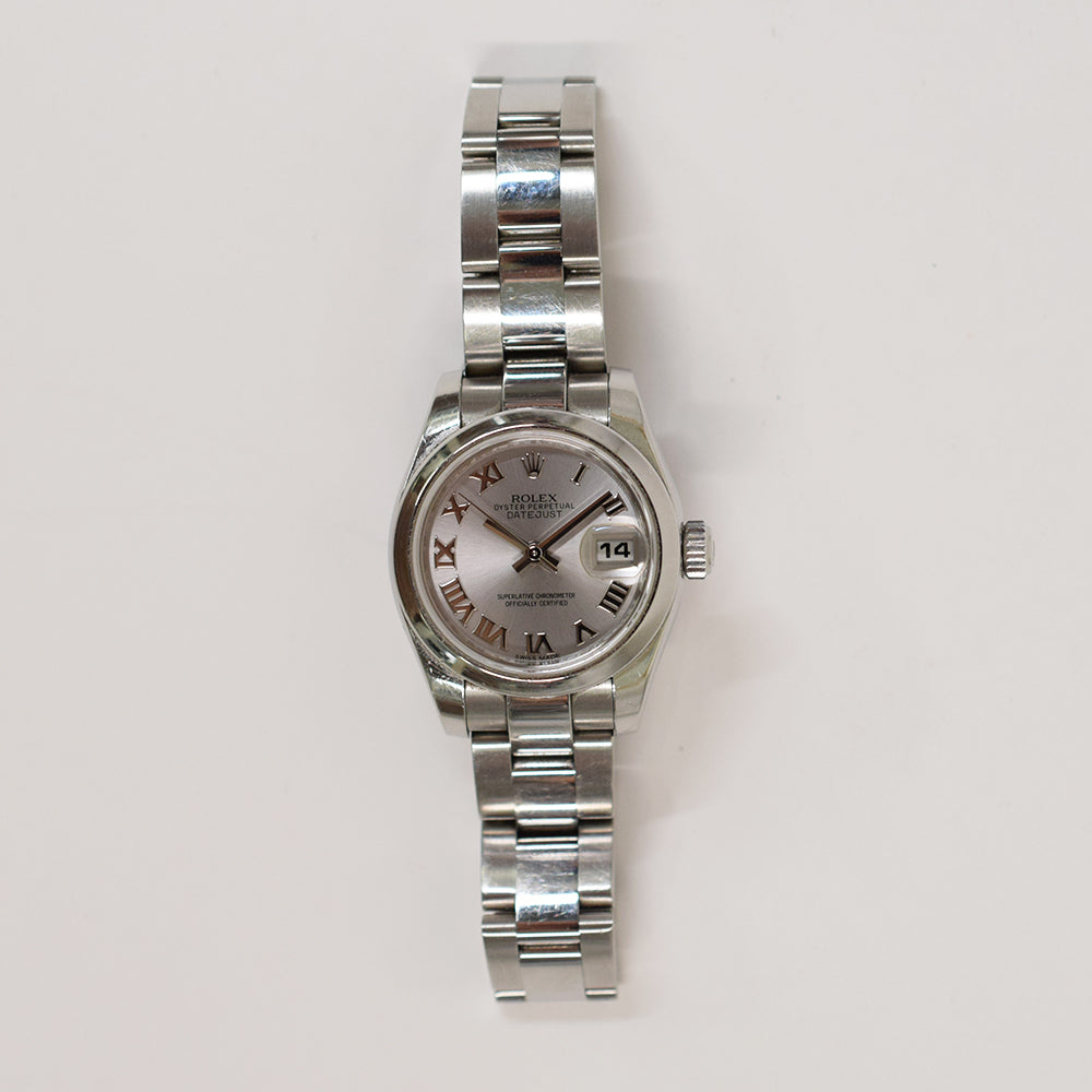 Rolex Datejust 26mm Silver Roman Dial 179160 (2014)