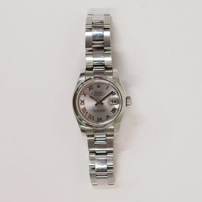 Rolex Datejust 26mm Silver Roman Dial 179160 (2014)
