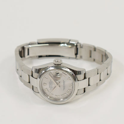 Rolex Datejust 26mm Silver Roman Dial 179160 (2014)