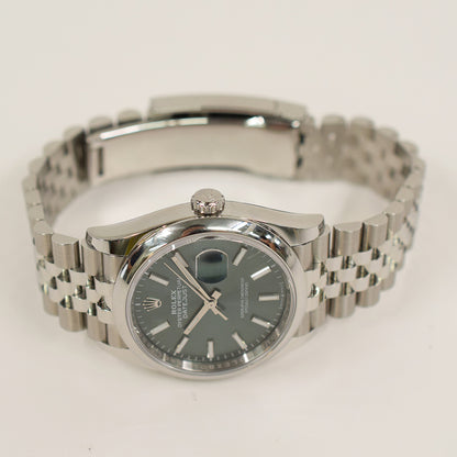 Rolex Datejust 36mm Mint Green Dial 126200 (2025)
