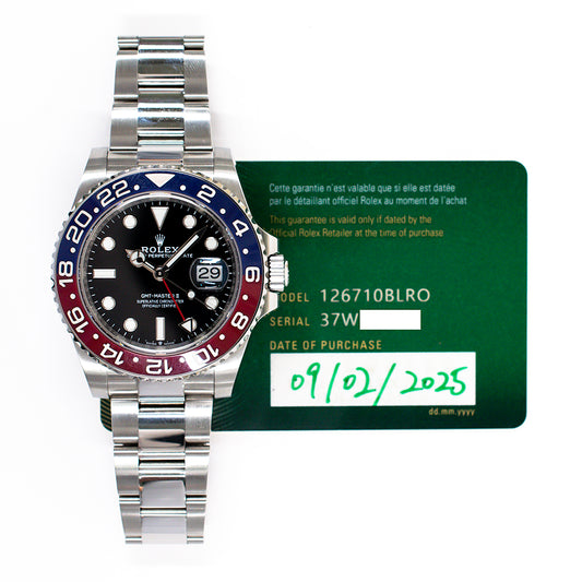 Rolex GMT-Master II "Pepsi" Dial 126710BLRO (2025)