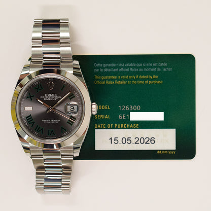 Rolex Datejust 36mm Wimbledon Dial 126200 (2026)