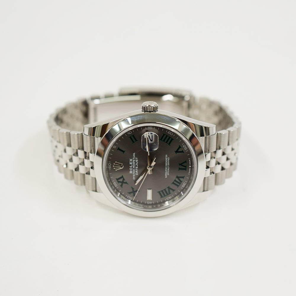 Rolex Datejust 41mm Wimbledon Dial 126300 (2022)