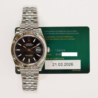 Rolex Datejust 41mm Black Dial 126334 (2026)