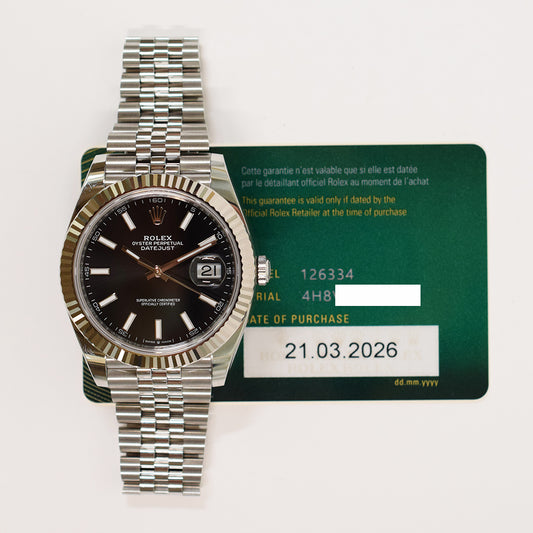 Rolex Datejust 41mm Black Dial 126334 (2026)