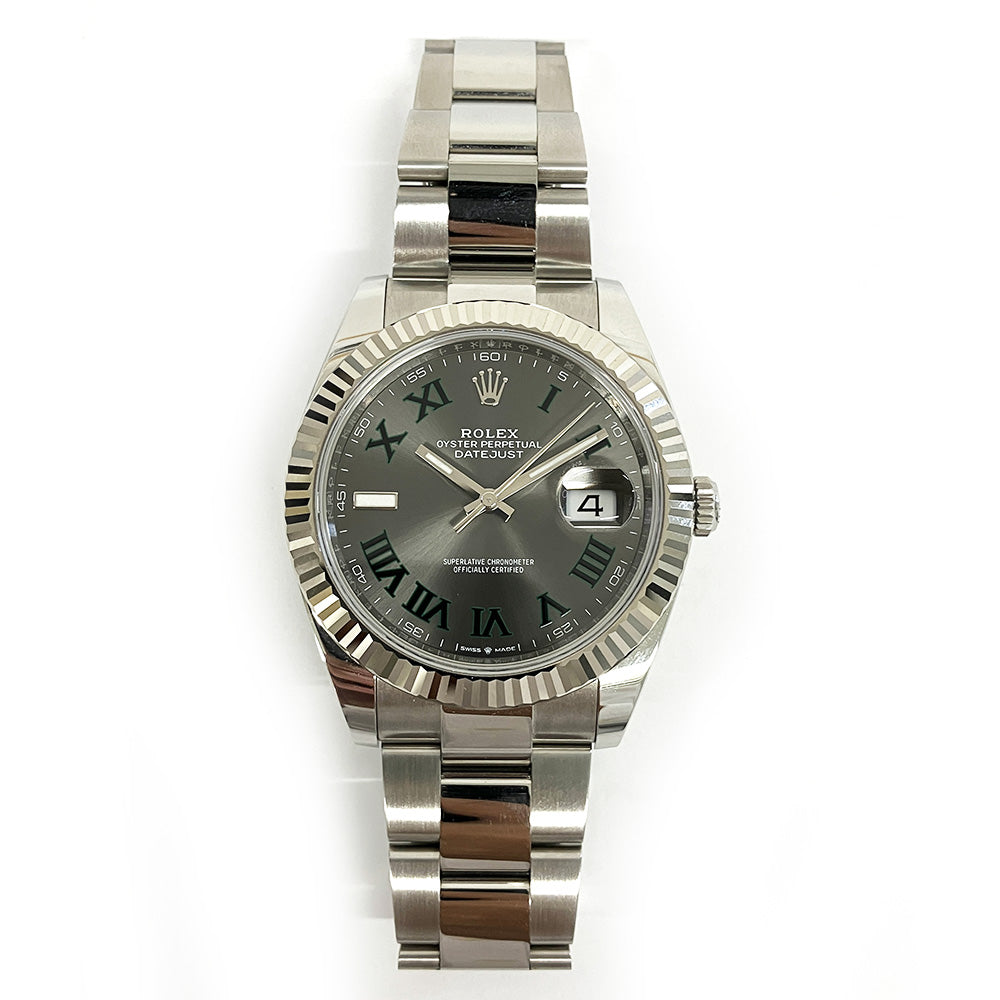 Rolex Datejust 41mm Wimbledon Dial Oyster 126334