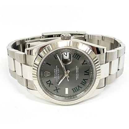 Rolex Datejust 41mm Wimbledon Dial Oyster 126334