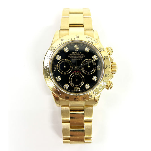 Rolex Daytona Black Diamond Dial 116528