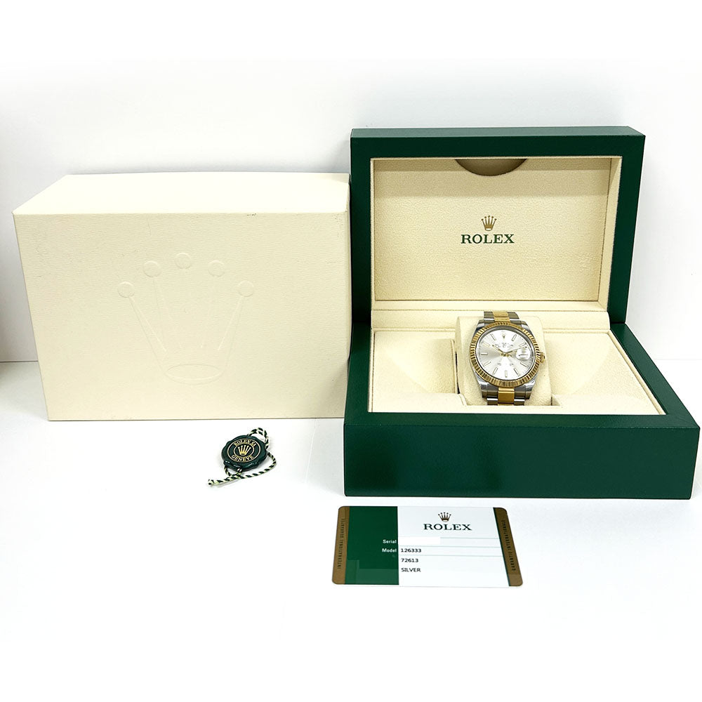 Rolex Datejust 41mm Silver Dial Oyster 126333