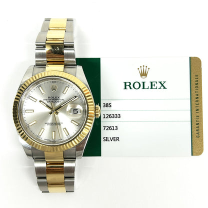 Rolex Datejust 41mm Silver Dial Oyster 126333