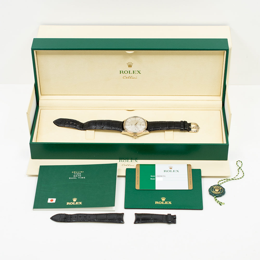 Rolex Cellini Date 39mm Silver Dial 50519 (2018)