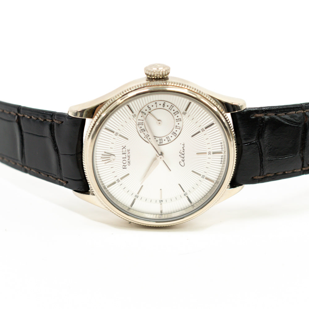 Rolex Cellini Date 39mm Silver Dial 50519 (2018)