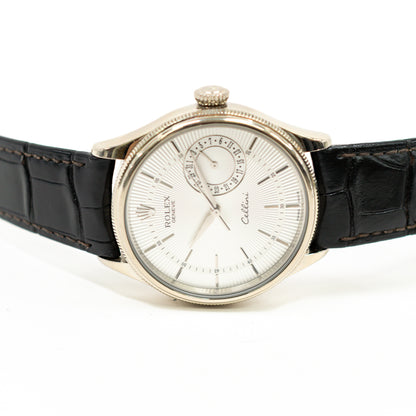 Rolex Cellini Date 39mm Silver Dial 50519 (2018)