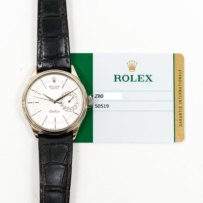 Rolex Cellini Date 39mm Silver Dial 50519 (2018)