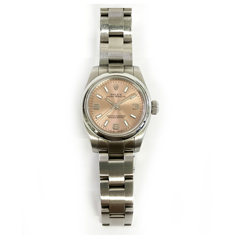 Rolex Oyster Perpetual 26mm Salmon Dial 176200