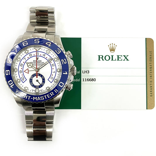 Rolex Yacht-Master II White Dial 116680