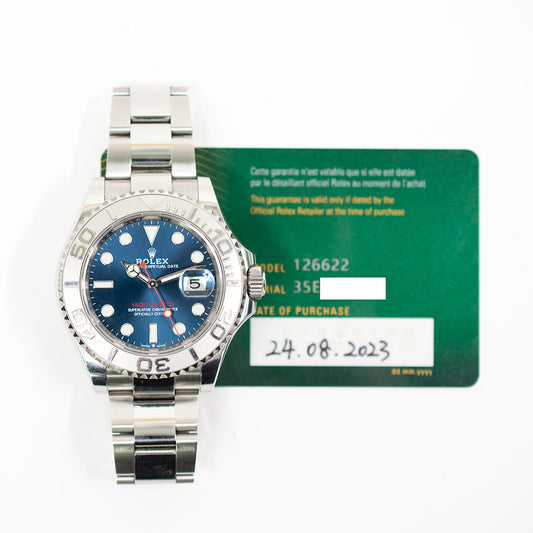 Rolex Yacht-Master 40mm Blue Dial 126622 (2023)