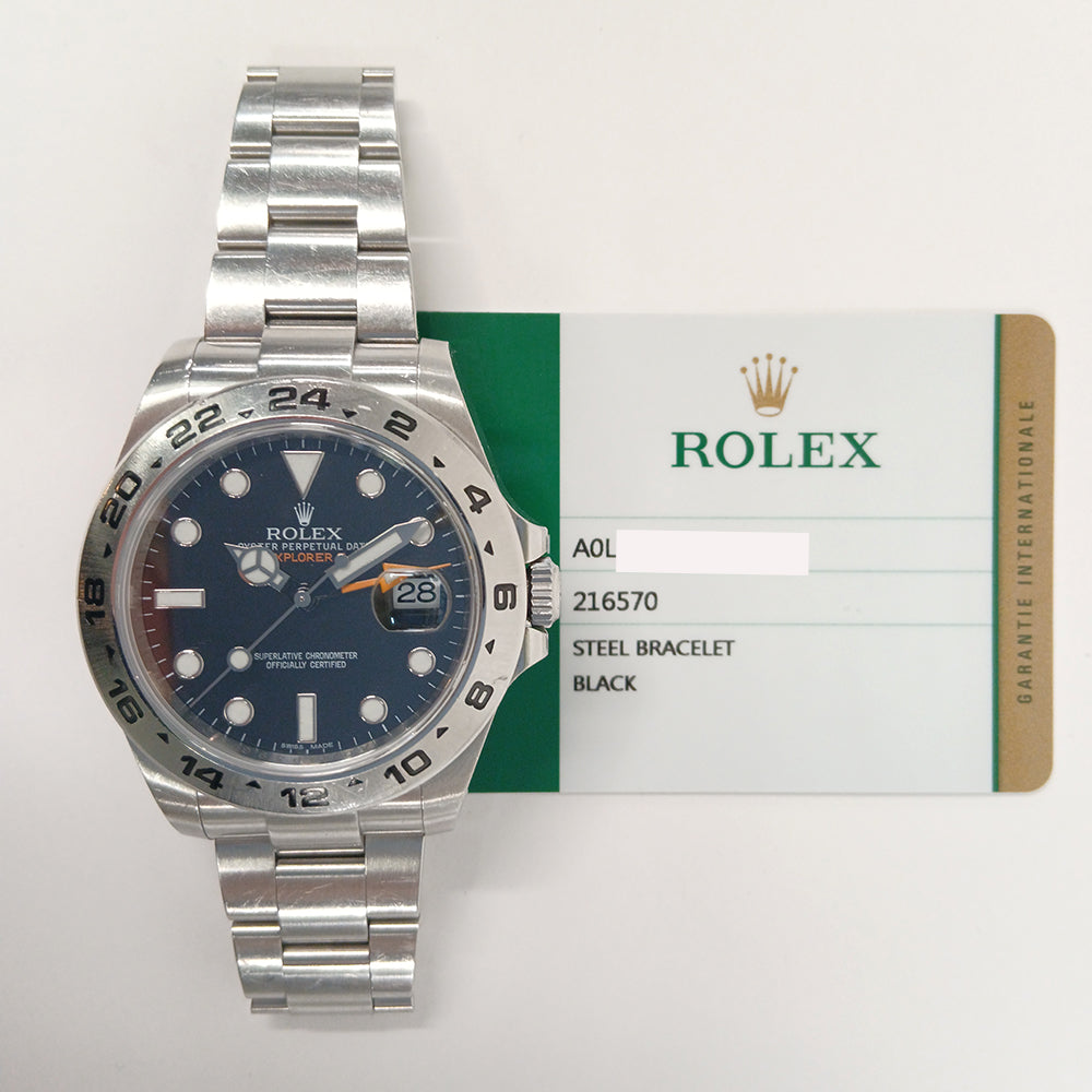 Rolex Explorer II 42mm Black Dial 216570 (2015)