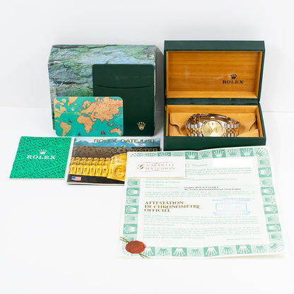 Rolex Datejust 36mm Champagne Diamond 16233G (1997)