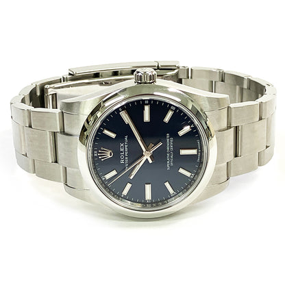 Rolex Oyster Perpetual 34mm Blue Dial 124200 (2024)