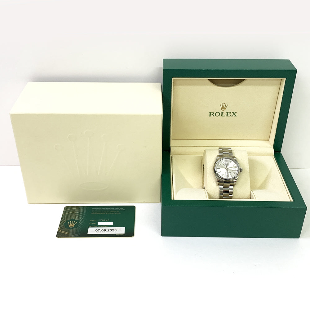 Rolex Datejust 31mm Silver Dial 278240