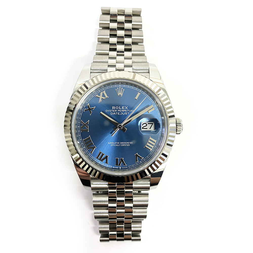 Rolex Datejust 41mm Blue Dial Jubilee 126334