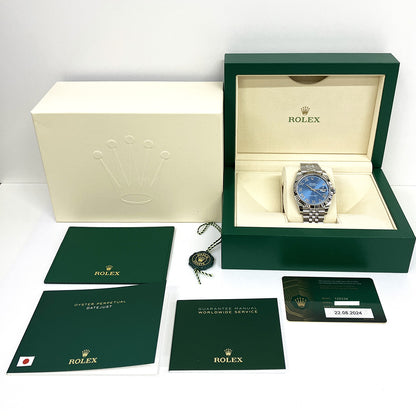 Rolex Datejust 41mm Blue Dial Jubilee 126334