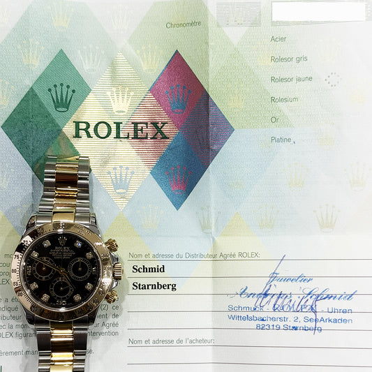 Rolex Daytona Black Diamond Dial 116523G