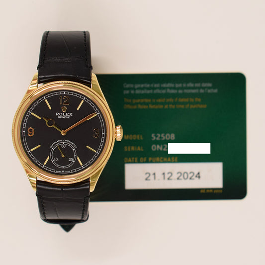 Rolex 1908 39mm Black Dial 52508 (2024)