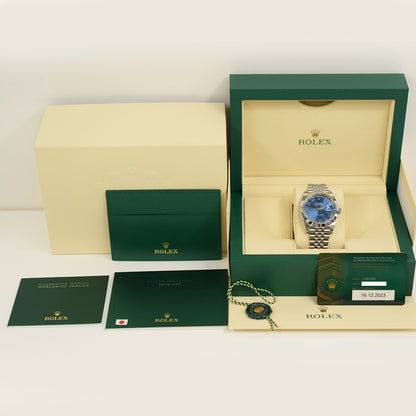 Rolex Datejust 41mm Blue Roman Dial 126300 (2023)