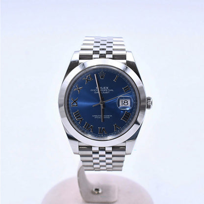 Rolex Datejust 41mm Blue Roman Dial 126300 (2023)